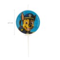 Candele di compleanno paw patrol ø 3cm
