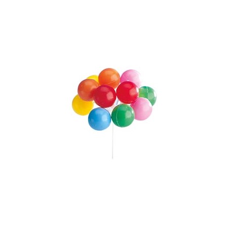 Impostare palloncini colorati
