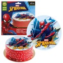 Disco per torta spiderman commestibile 16cm zero azf
