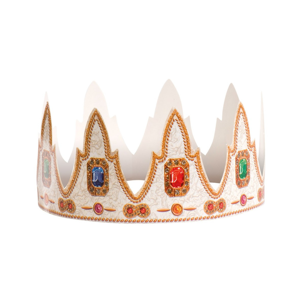 Corona per Roscón de Reyes – Design Reale con Gemme