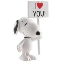 Snoopy figura in pvc | ti amo 7 5 cm