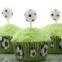 Scatola 12 kit 6 palloni da calcio in plastica