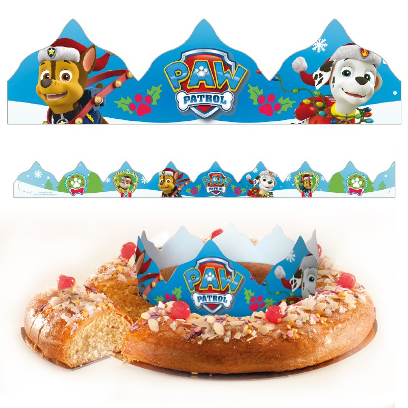 Corona per Roscón de Reyes Patpatrulla Canina
