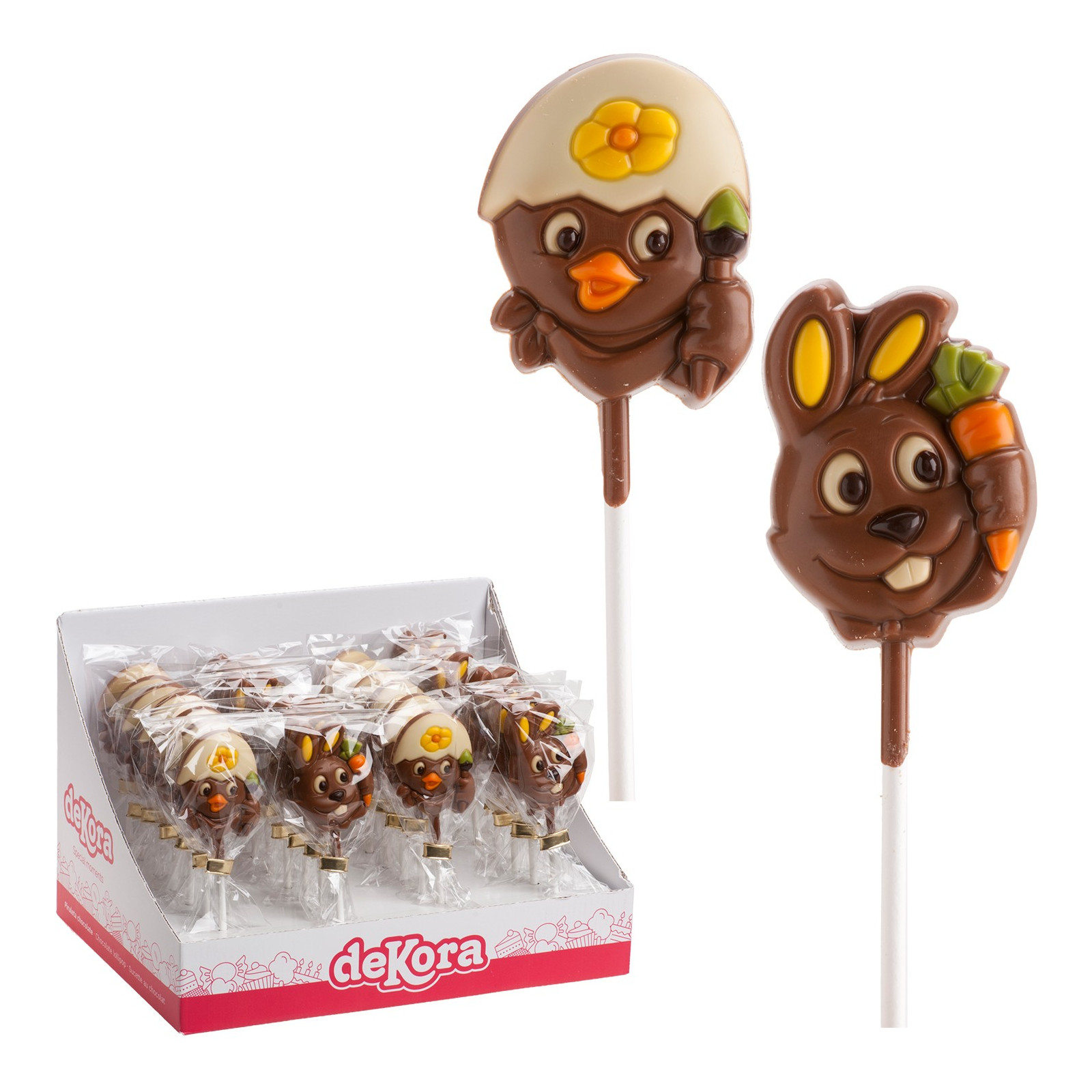 Lecca lecca al cioccolato animali 20gr