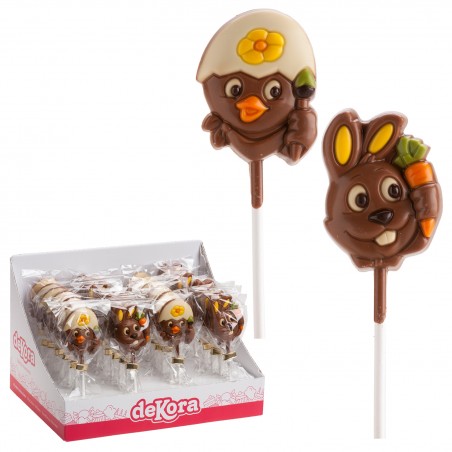 Lecca lecca al cioccolato animali 20gr