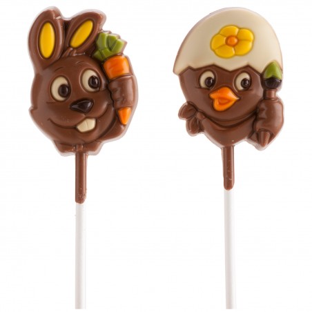 Lecca lecca al cioccolato animali 20gr