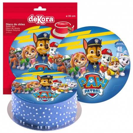 Oblea torta Paw Patrol