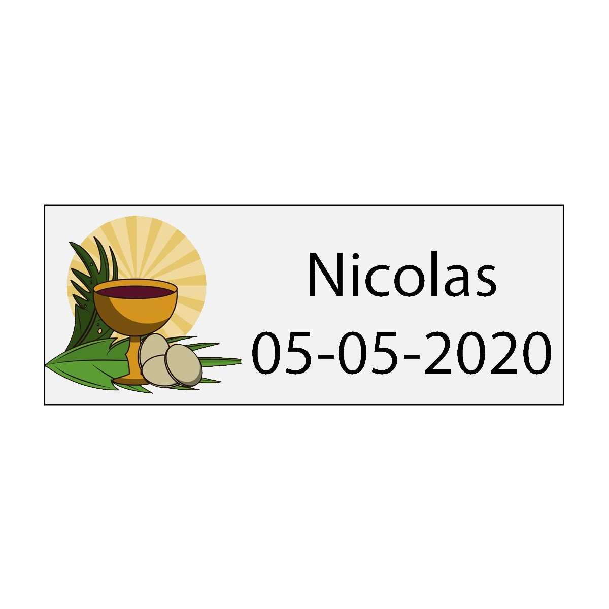 Adesivo per la comunione