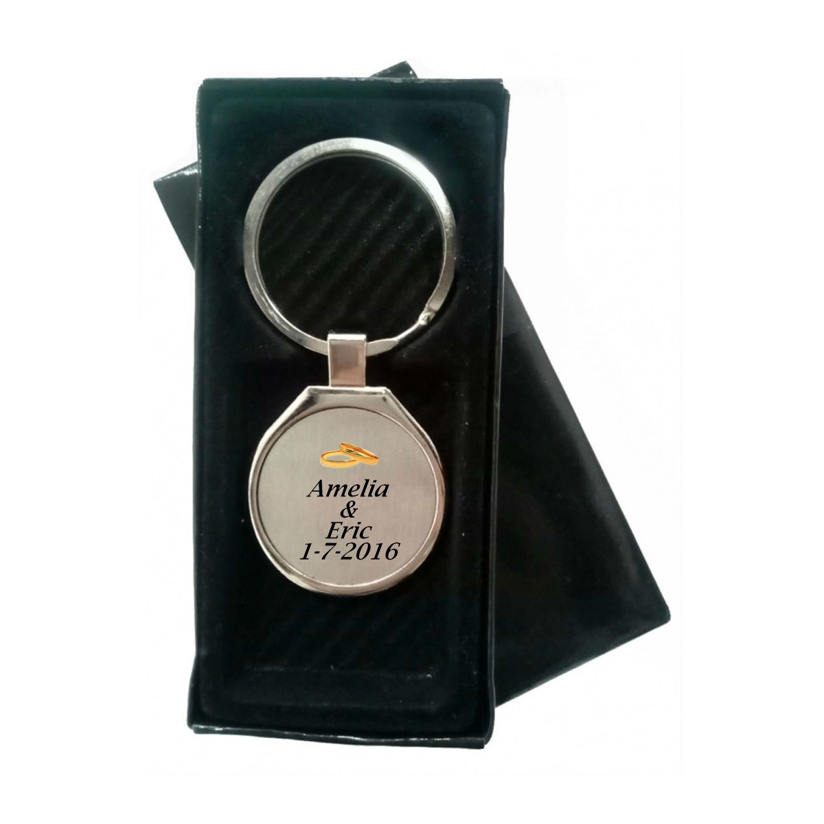 Portachiavi regalo di nozze personalizzati