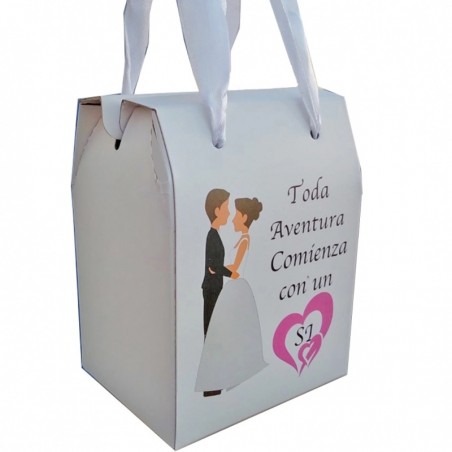Altoparlante bluetooth sommergibile in scatola per matrimonio personalizzato