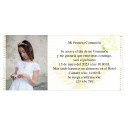 Invito comunione con foto
