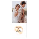 Adesivo personalizzato per matrimonio con foto