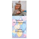 Adesivo fotografico personalizzato per compleanno