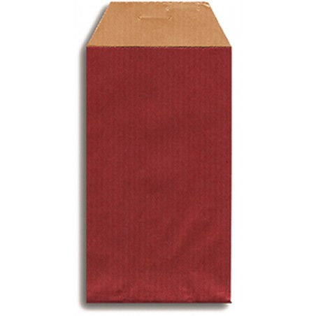 Su busta kraft rossa
