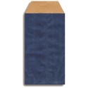 Sulla busta kraft blu