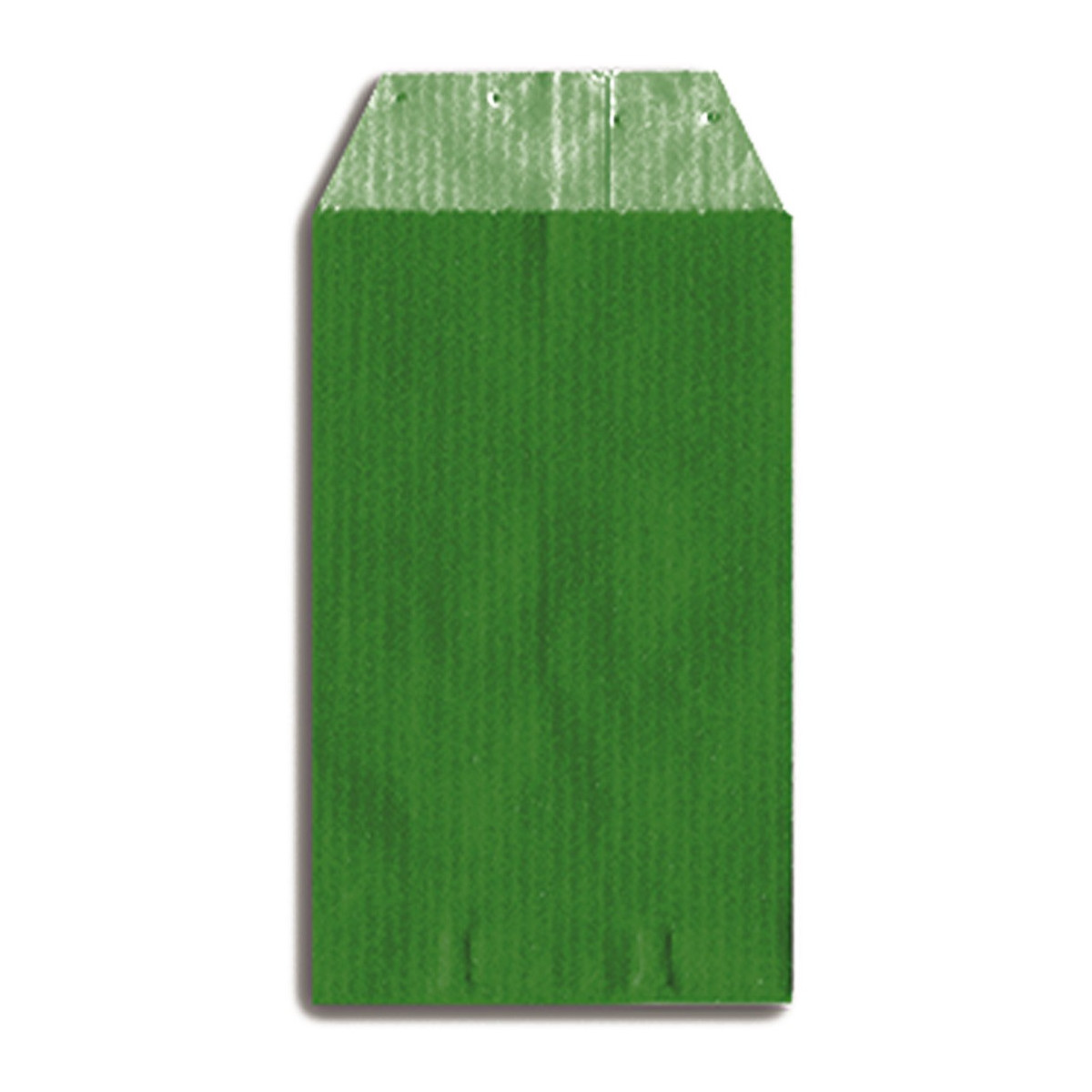 Sulla busta in kraft verde scuro