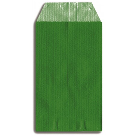 Sulla busta in kraft verde scuro