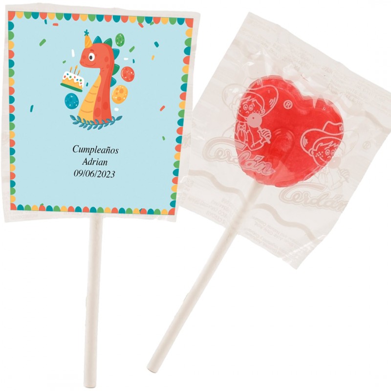 Lecca Lecca Di Compleanno Personalizzati Con Adesivo Lecca Lecca Di Compleanno Personalizzati Con Adesivo