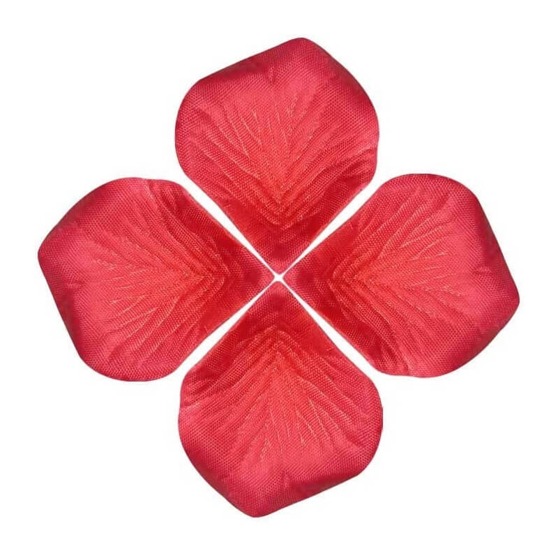 Petali di rosa in tessuto