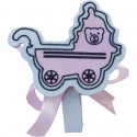 Pinzette per battesimo decorate