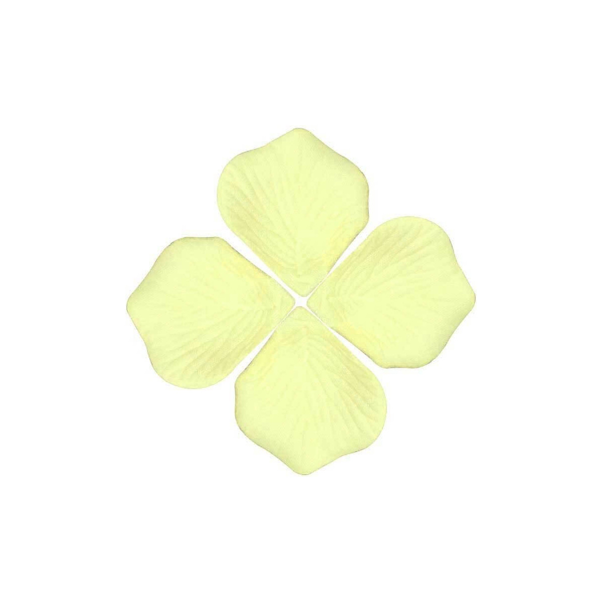 Petali di Rosa Artificiali di Colore Crema per Decorazione di Eventi