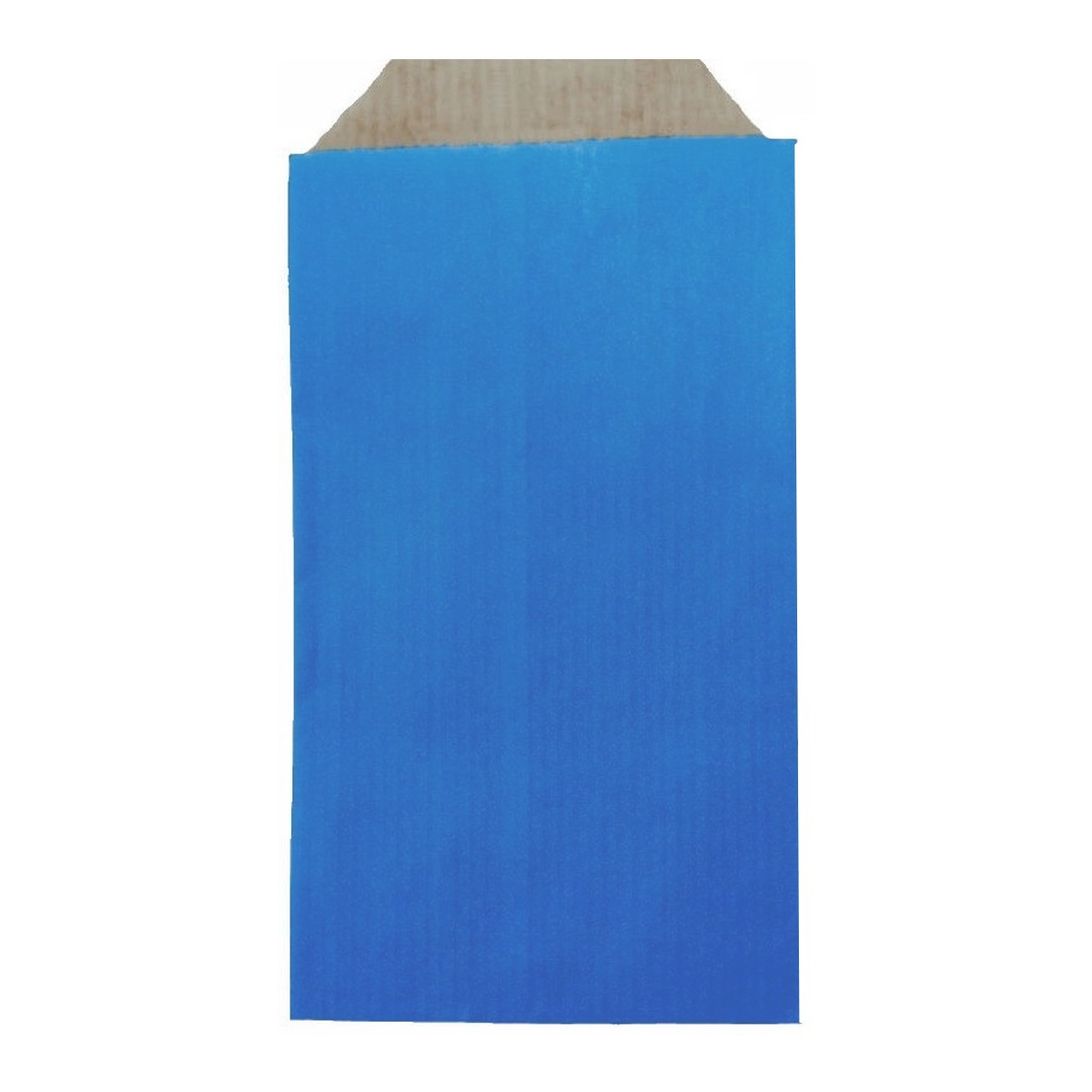 Sulla busta kraft blu