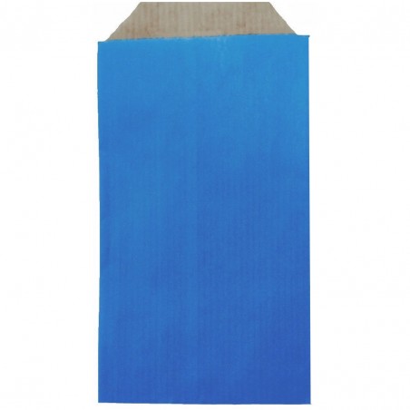 Sulla busta kraft blu