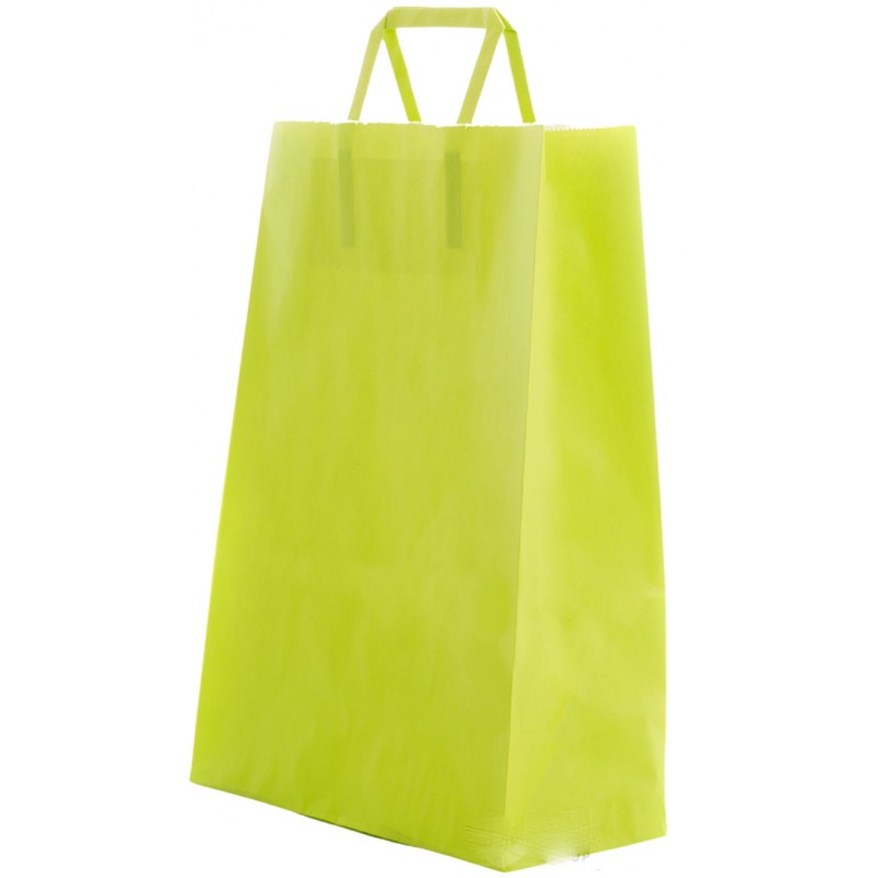 30 Sacchetti Regalo In Carta Kraft Con Manici – 20,5x8x15 Cm – Robusti E Riciclabili – Per Matrimoni, Compleanni, Feste E Negozio - 3