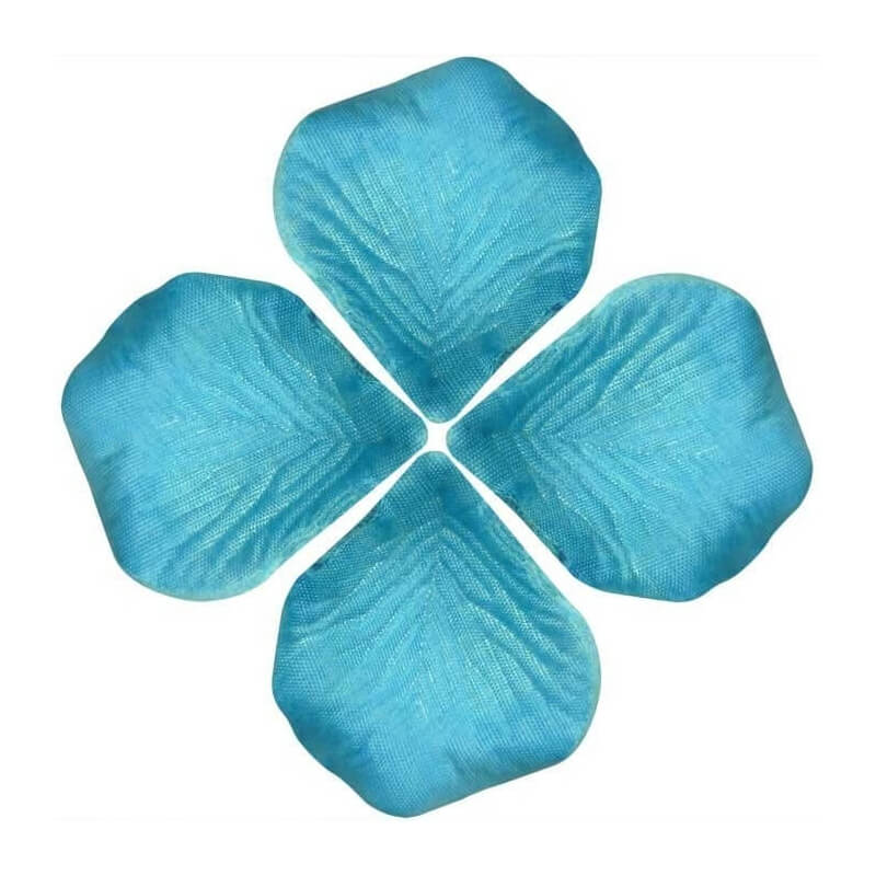 Petali di Rosa Blu Turchese per Decorare feste ed eventi