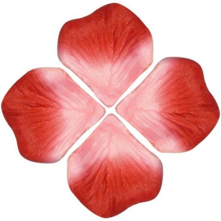 Petali di rosa in tessuto