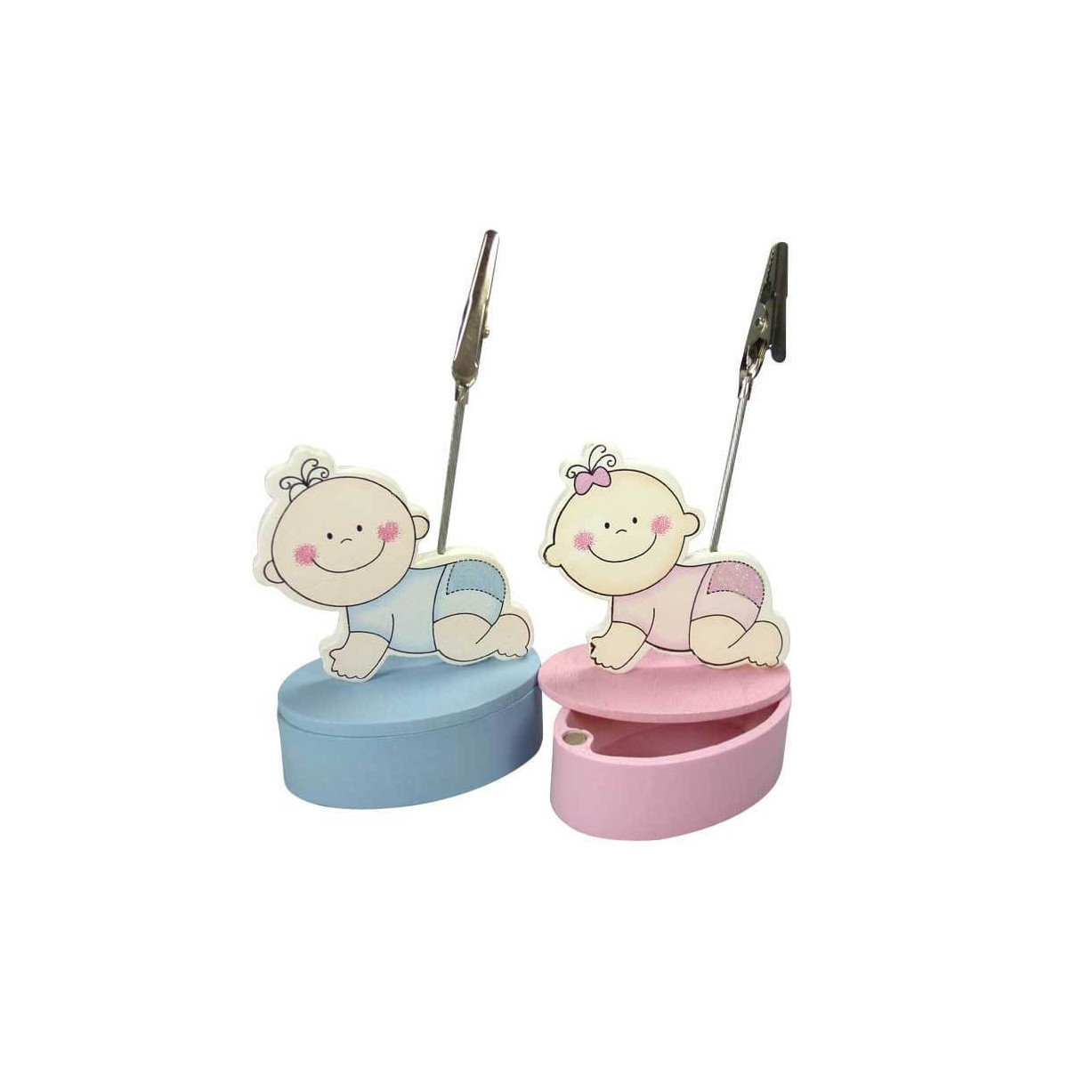 Scatole decorate per il battesimo
