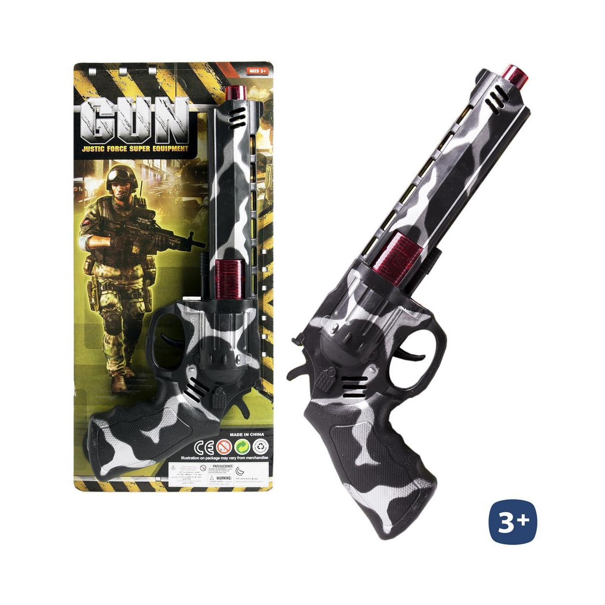 Pistola scintille camouflage 30 cm