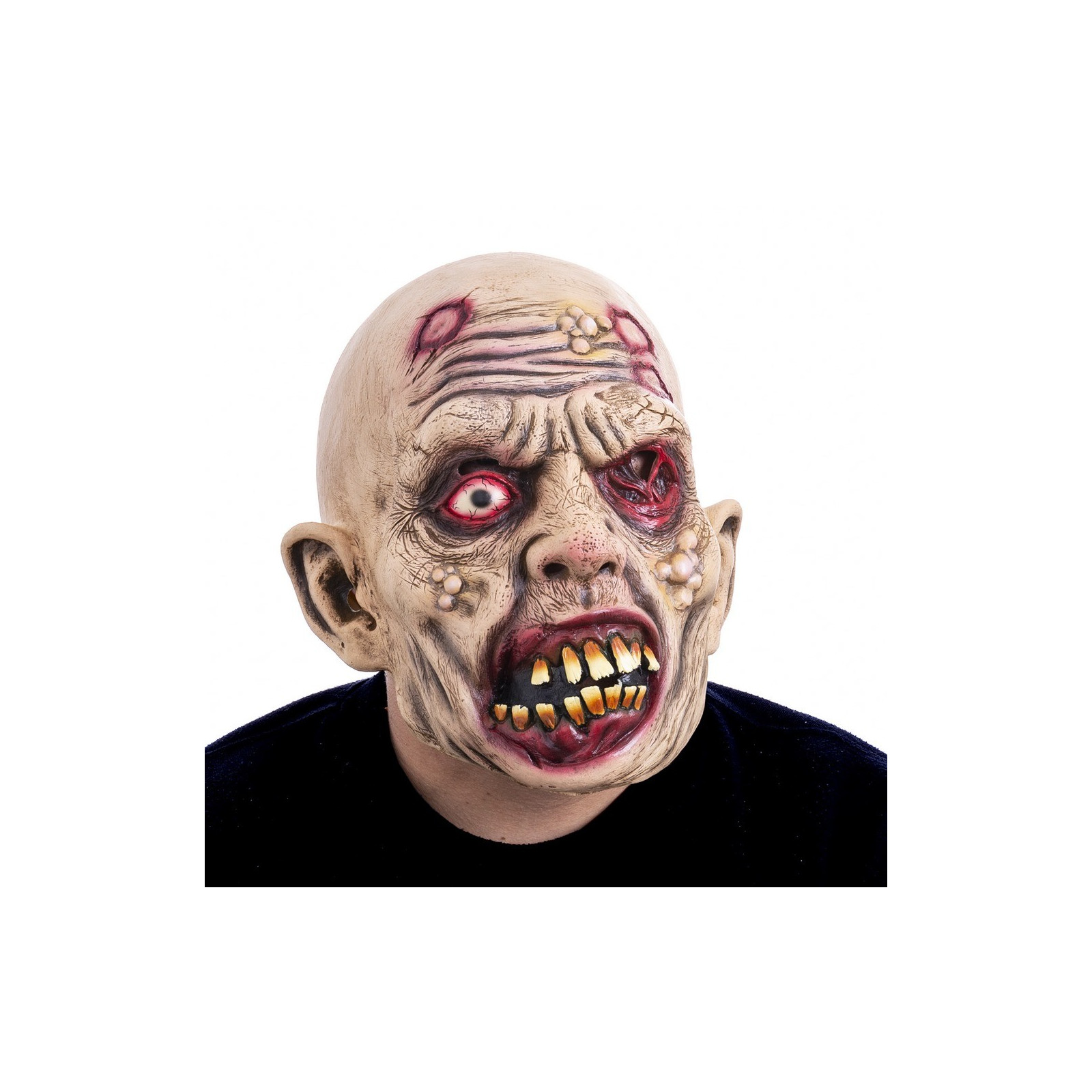 Maschera testa zombie in lattice 24 x 20 x 26 cm
