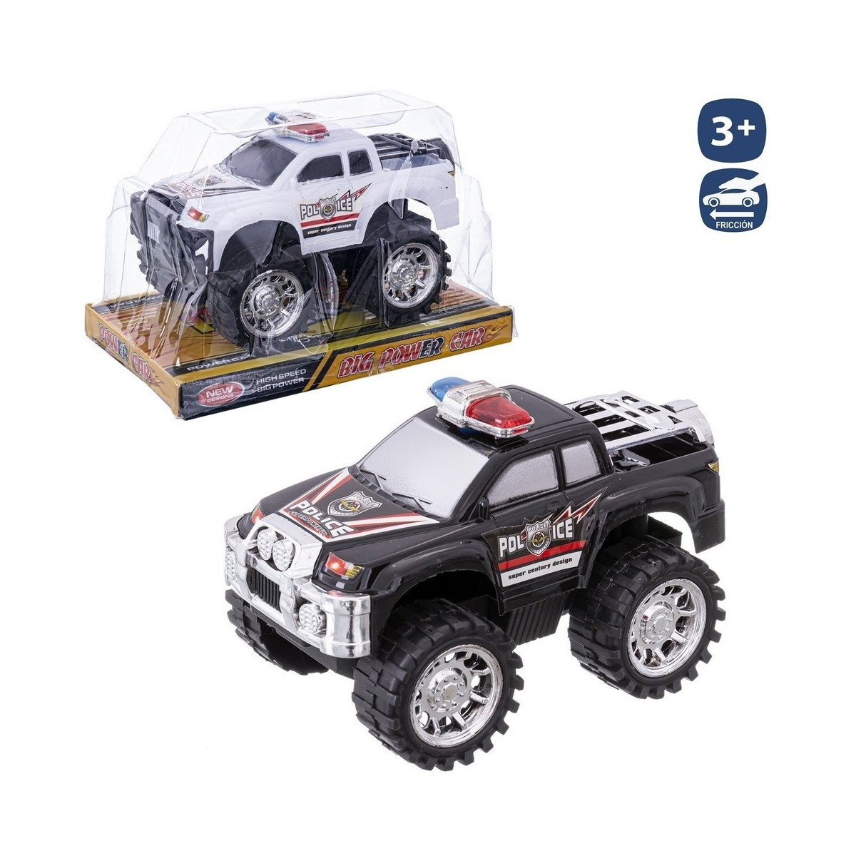 Friction car pick up bubble 2 modelli assortiti 15 x 10 cm