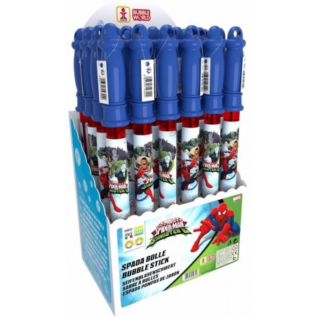 Pompero spada bolle di sapone spiderman