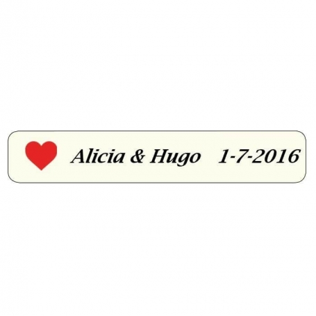 Adesivi a forma di cuore