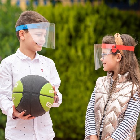 Schermo protettivo facciale regolabile per bambini