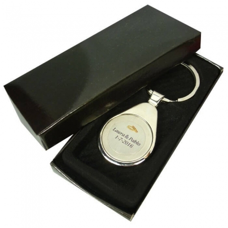 Portachiavi regalo di nozze personalizzati