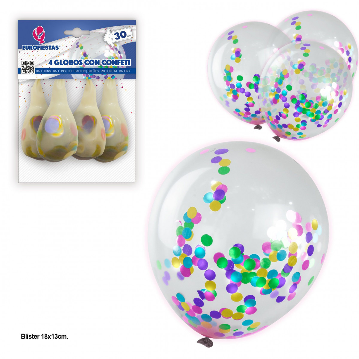 Amscan Coriandoli Metallizzati A Forma Di Palloncini – Multicolore, 14 G, Ideali Per Feste E Compleanni