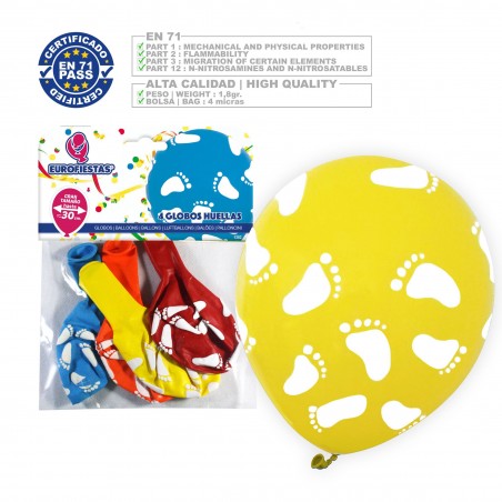 Palloncini impronte 4