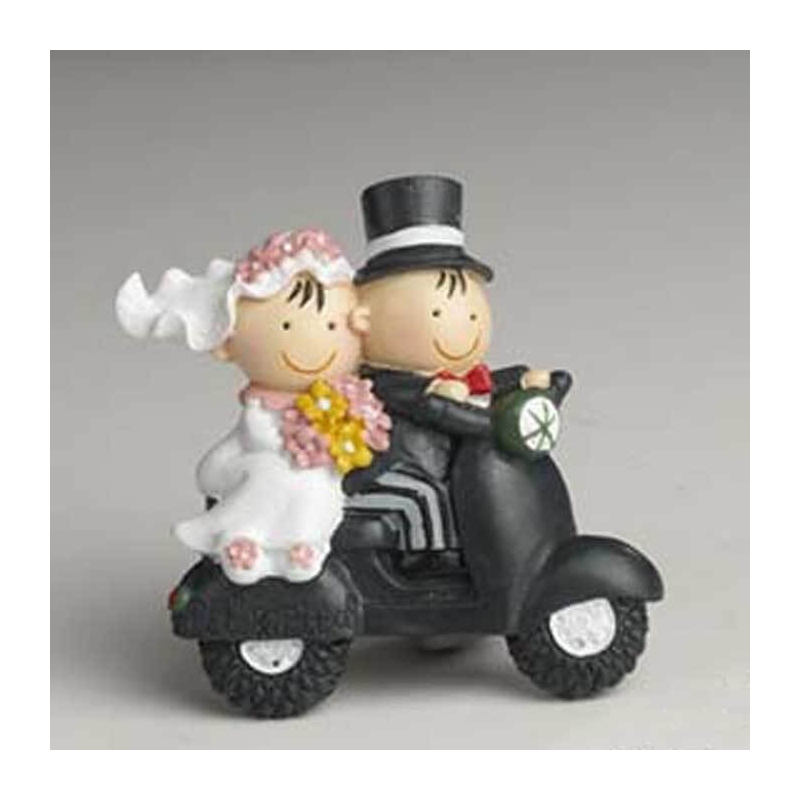 Magnete con figura di sposi di matrimonio