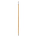 Matita di Legno Naturale con Gomma: 19cm