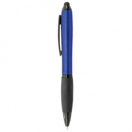 Penna blu metallizzata