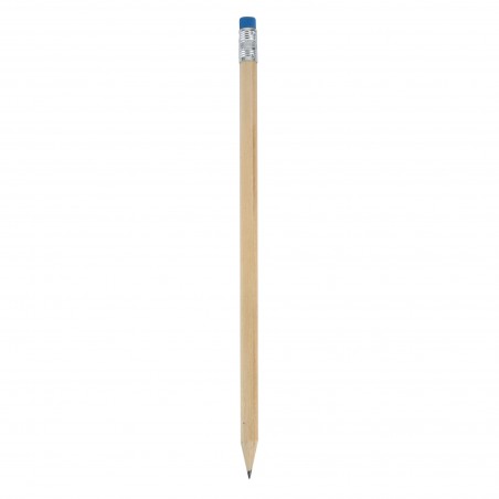 Matita con gomma color blu
