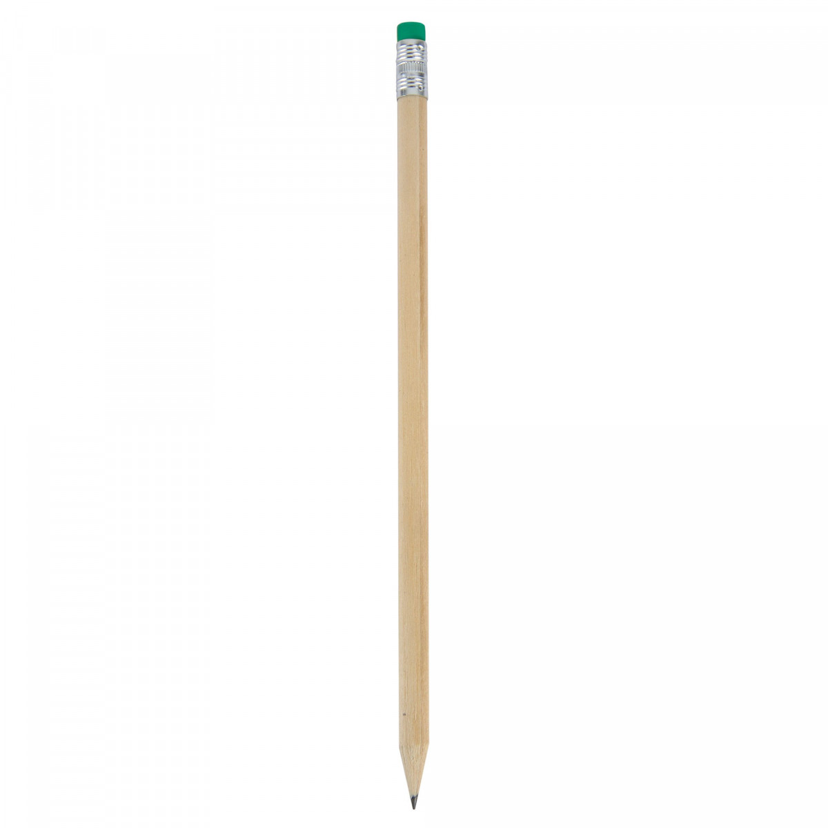 Matita con gomma di colore verde