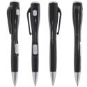 Penna a sfera nera originale con torcia