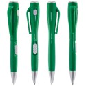 Penna verde originale con torcia