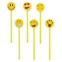 Matite con emoticoni Confezione da 6 unità