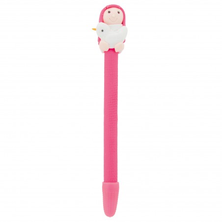 Penna rosa comunione bambina