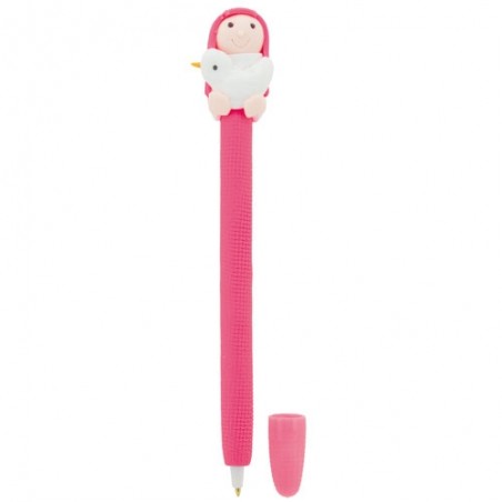 Penna rosa comunione bambina